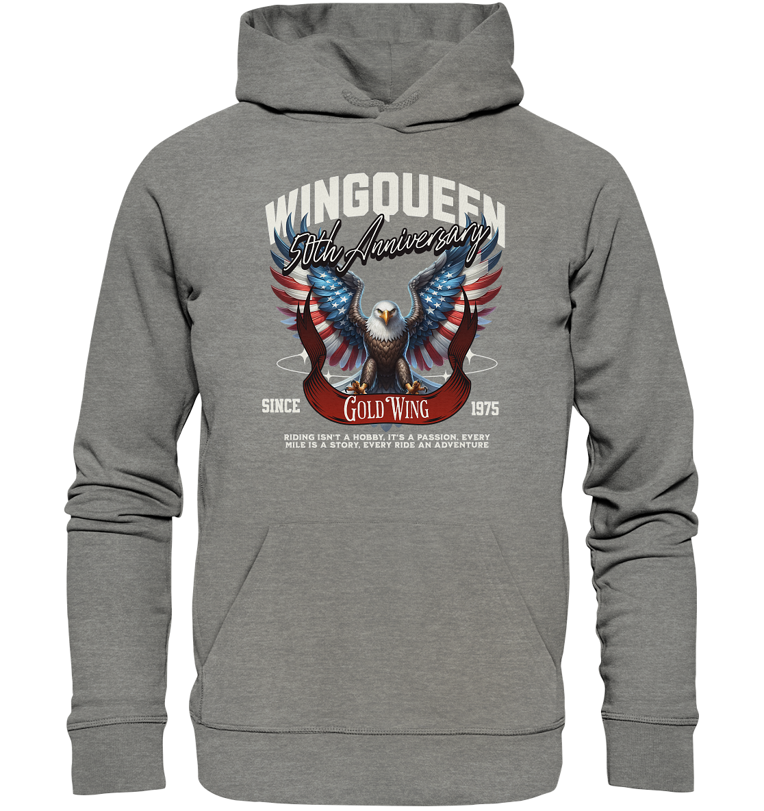 Goldwing Wing Queen 50 Jubiläum 1975 - Organic Hoodie