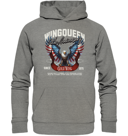 Goldwing Wing Queen 50 Jubiläum 1975 - Organic Hoodie