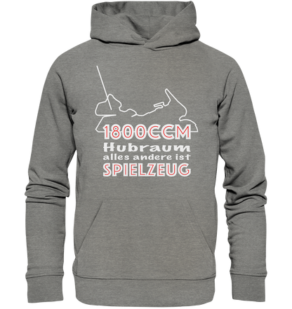 Goldwinger Spruch - 1800ccm Spielzeug - Organic Hoodie