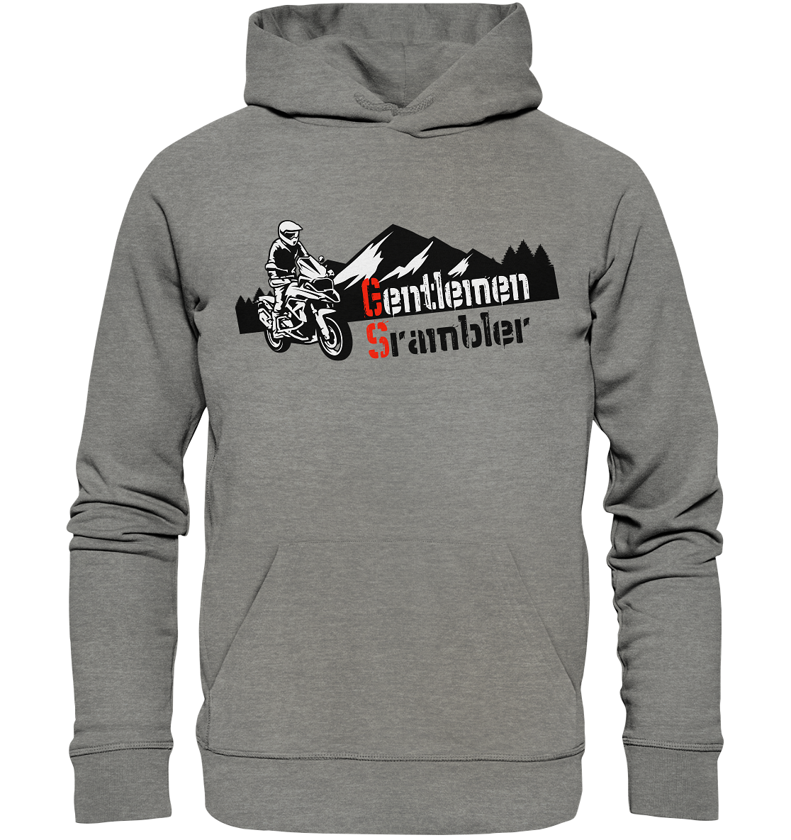 Gentlemen Scrambler - Abenteuer Biker - Organic Hoodie