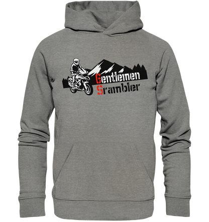 Gentlemen Scrambler - Abenteuer Biker - Organic Hoodie
