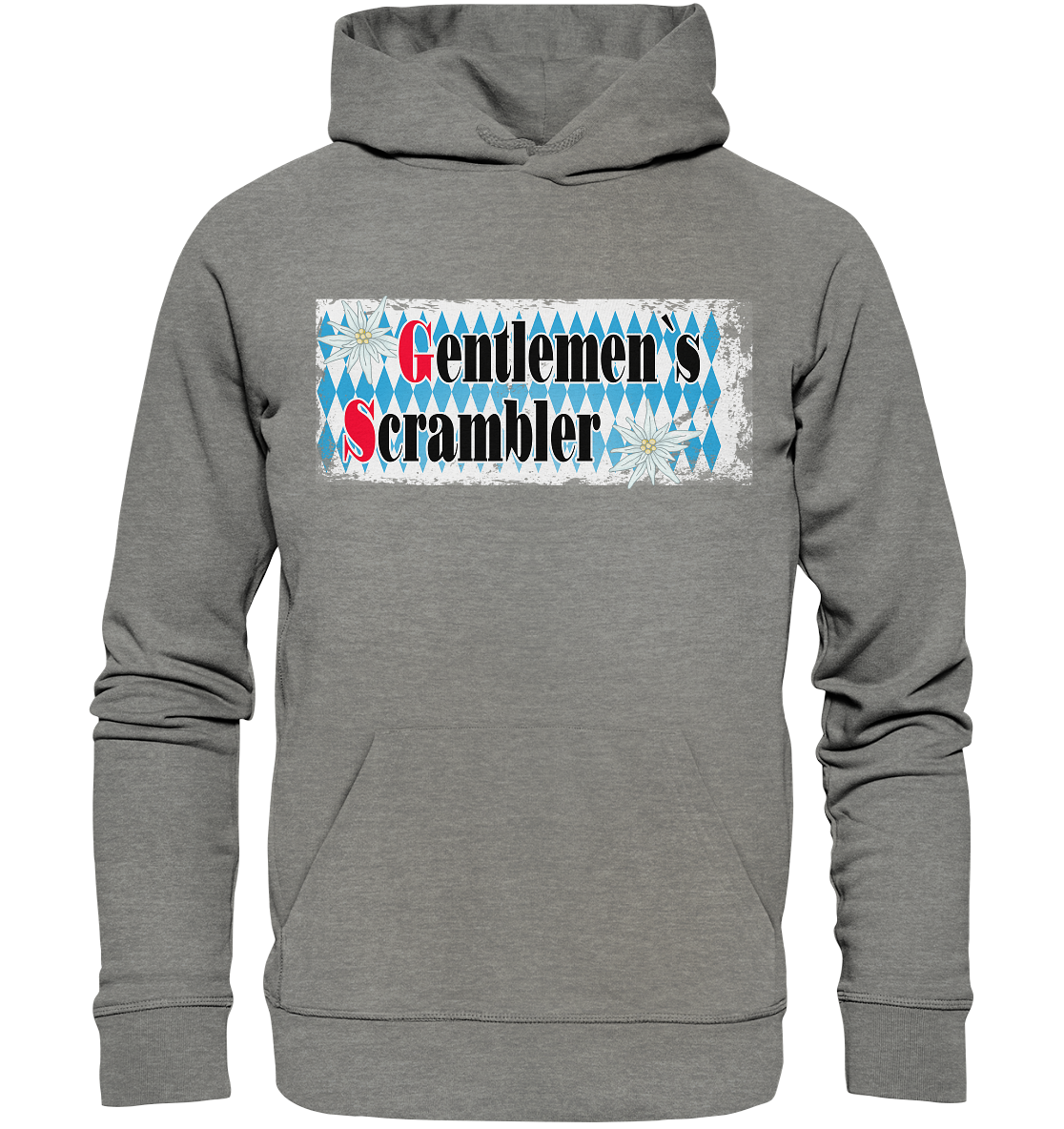 Gentlemen`s Scrambler - GS Adventure Bike - Organic Hoodie