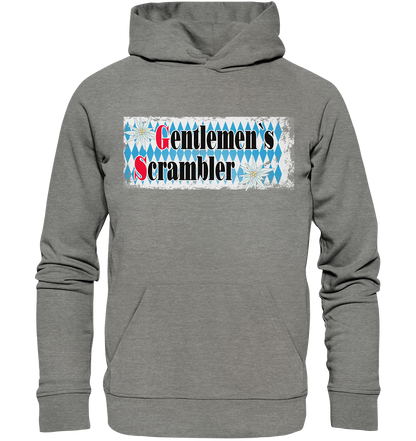 Gentlemen`s Scrambler - GS Adventure Bike - Organic Hoodie