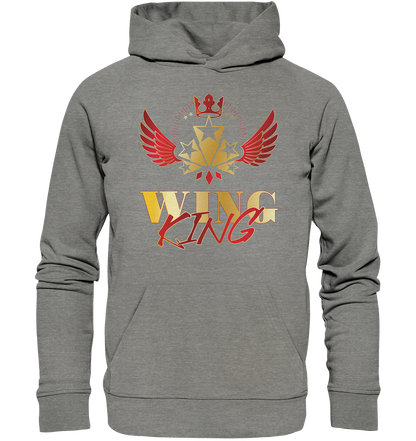 Goldwing - Wing King rot/gold - Organic Hoodie