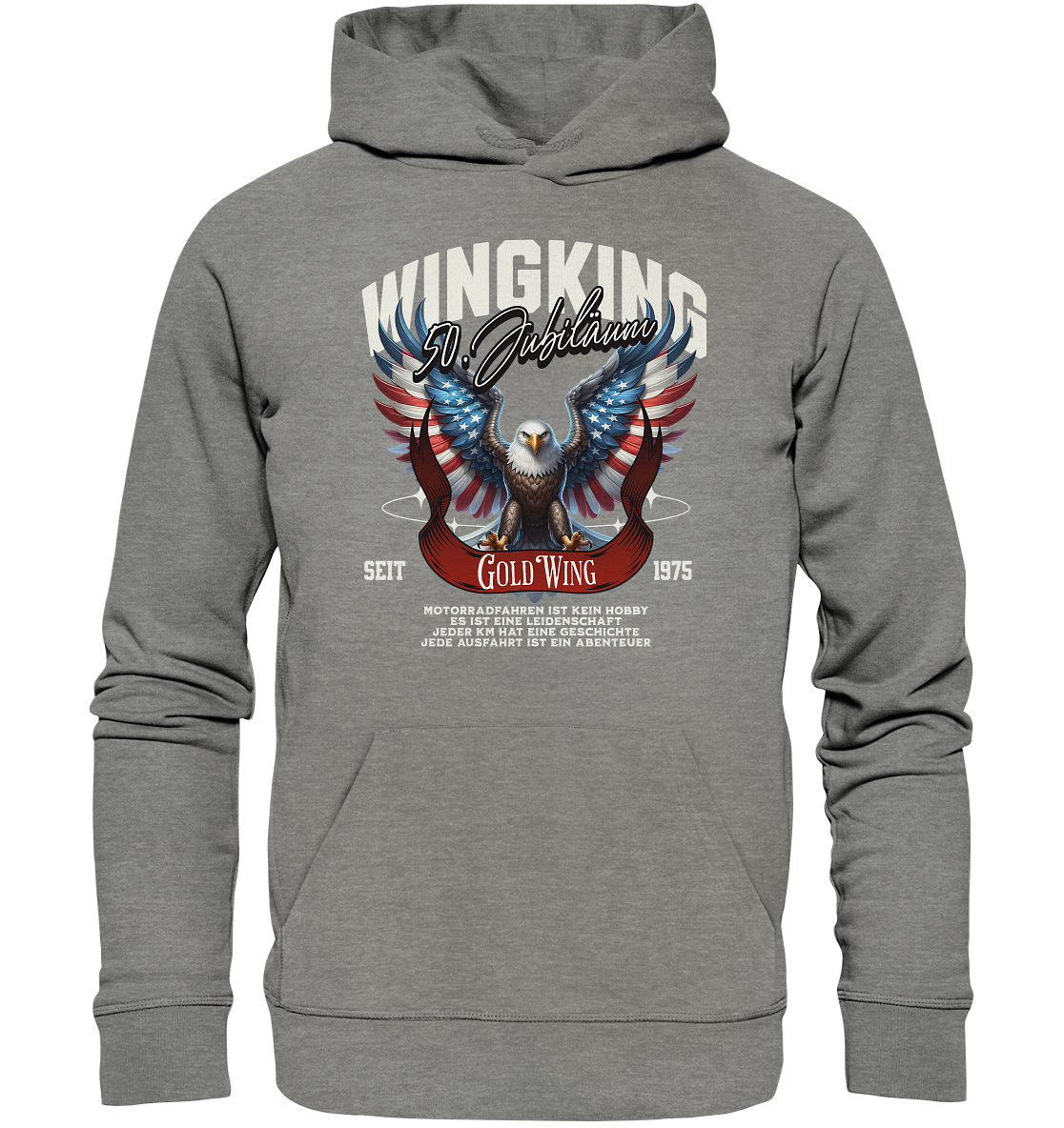 Goldwing Wing King 50 Jubiläum 1975 - Organic Hoodie