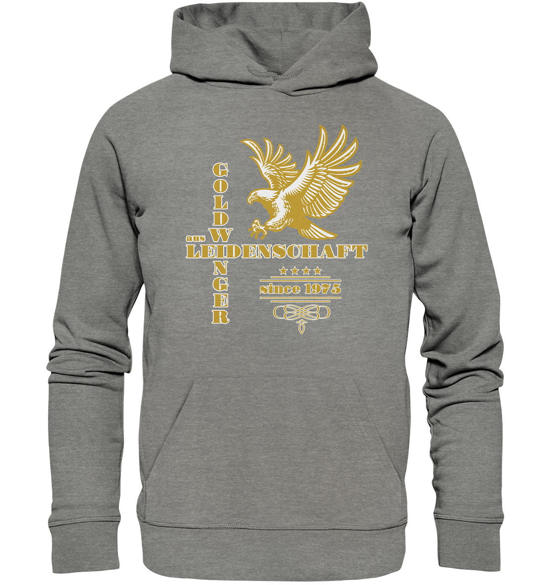 Goldwinger aus Leidenschaft seit 1975 - Organic Hoodie