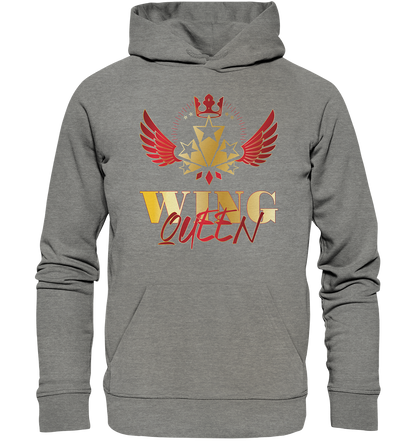 Goldwing - Wing Queen rot/gold - Organic Hoodie