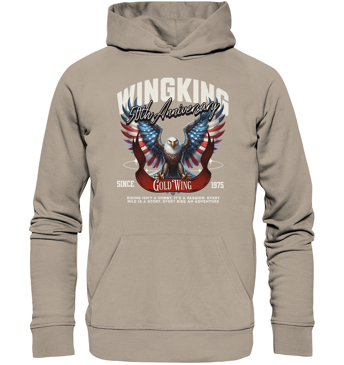 Goldwing Wing King 50 Jubiläum 1975 - Organic Hoodie