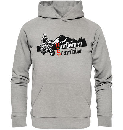 Gentlemen Scrambler - Abenteuer Biker - Organic Hoodie