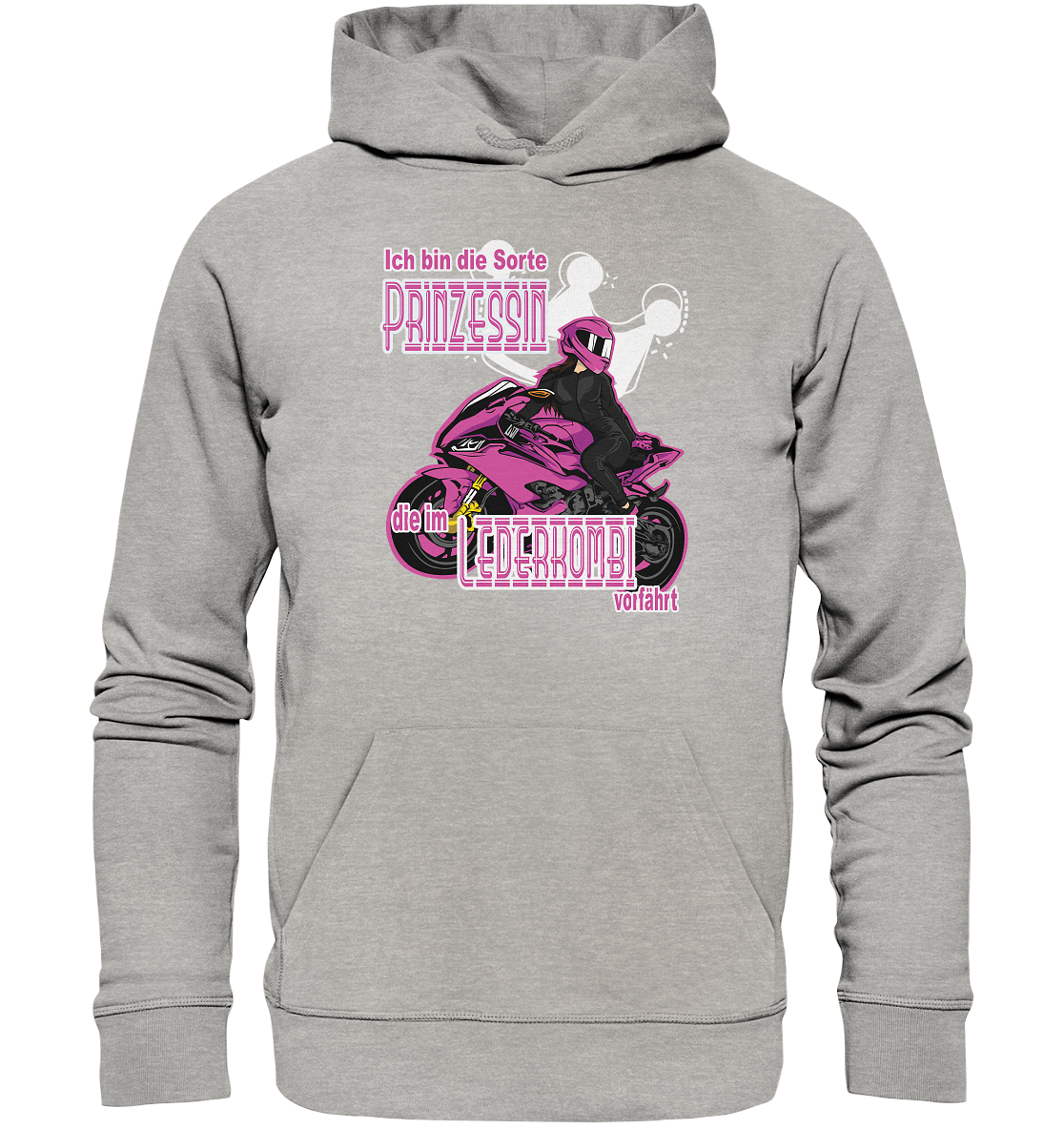 Frauenpower - Prinzessin mit Helm  - Organic Hoodie
