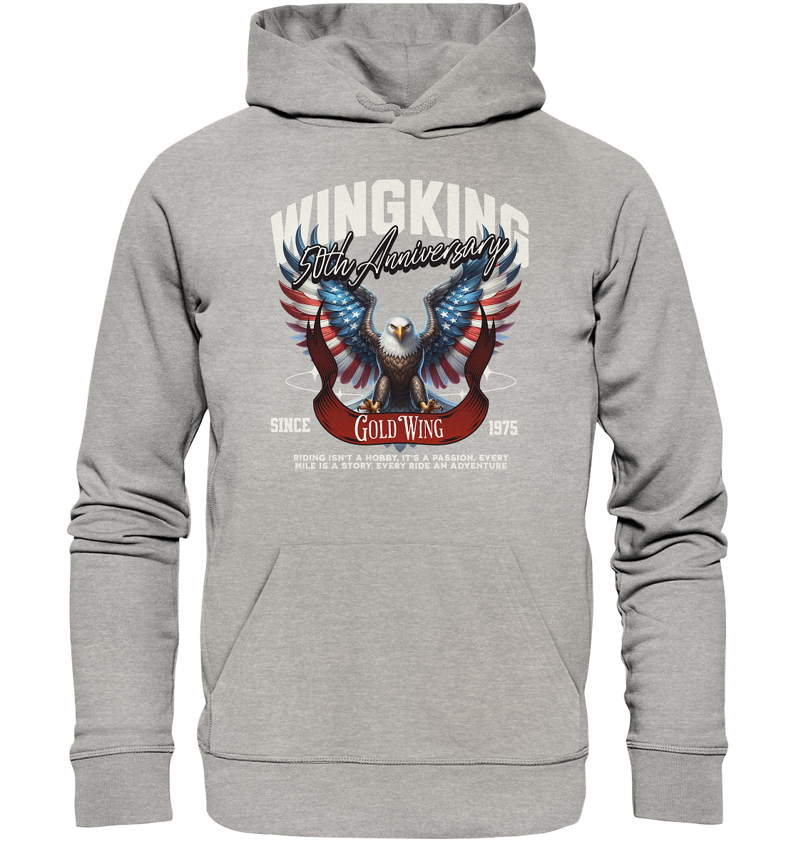 Goldwing Wing King 50 Jubiläum 1975 - Organic Hoodie