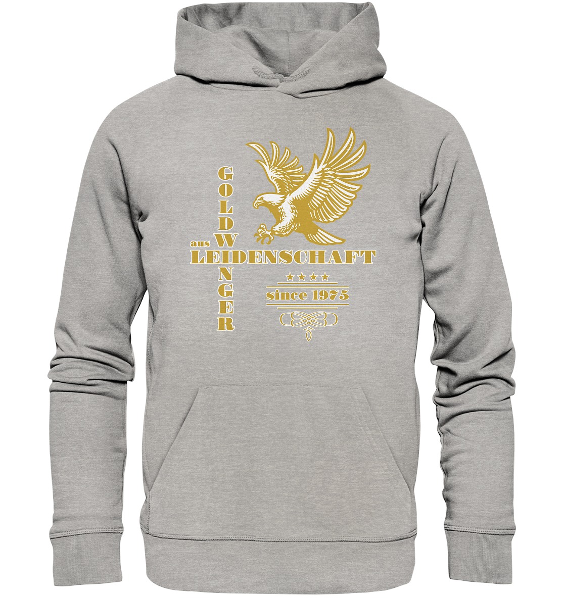 Goldwinger aus Leidenschaft seit 1975 - Organic Hoodie
