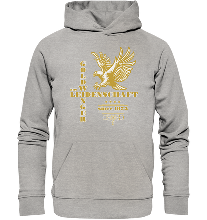 Goldwinger aus Leidenschaft seit 1975 - Organic Hoodie