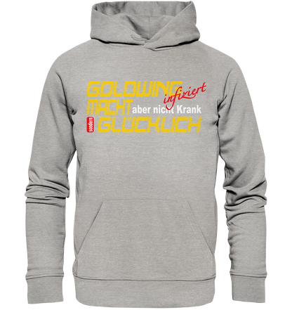 Goldwing macht Glücklich - Organic Hoodie