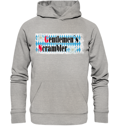 Gentlemen`s Scrambler - GS Adventure Bike - Organic Hoodie