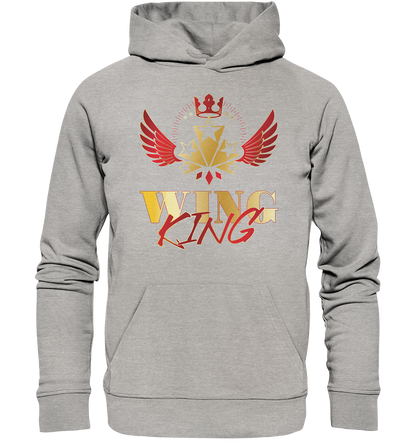 Goldwing - Wing King rot/gold - Organic Hoodie