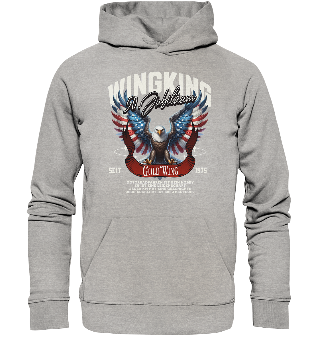 Goldwing Wing King 50 Jubiläum 1975 - Organic Hoodie