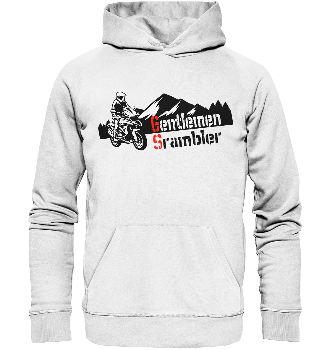 Gentlemen Scrambler - Abenteuer Biker - Organic Hoodie