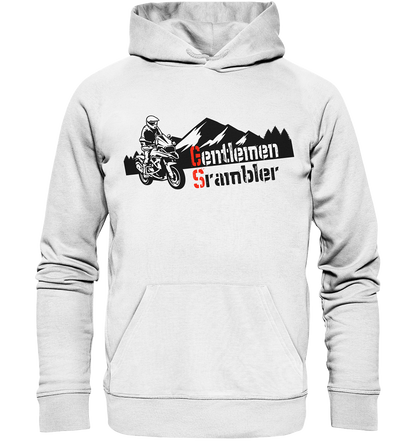 Gentlemen Scrambler - Abenteuer Biker - Organic Hoodie