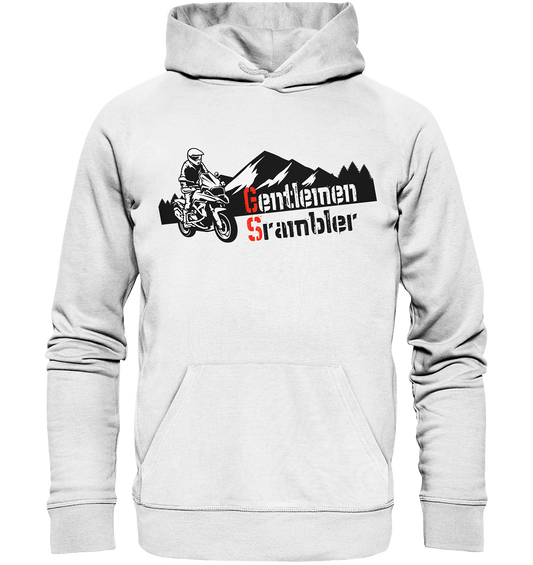 Gentlemen Scrambler - Abenteuer Biker - Organic Hoodie