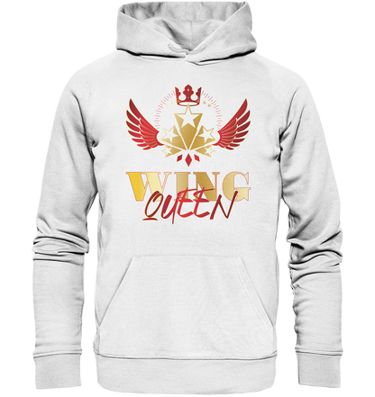 Goldwing - Wing Queen rot/gold - Organic Hoodie