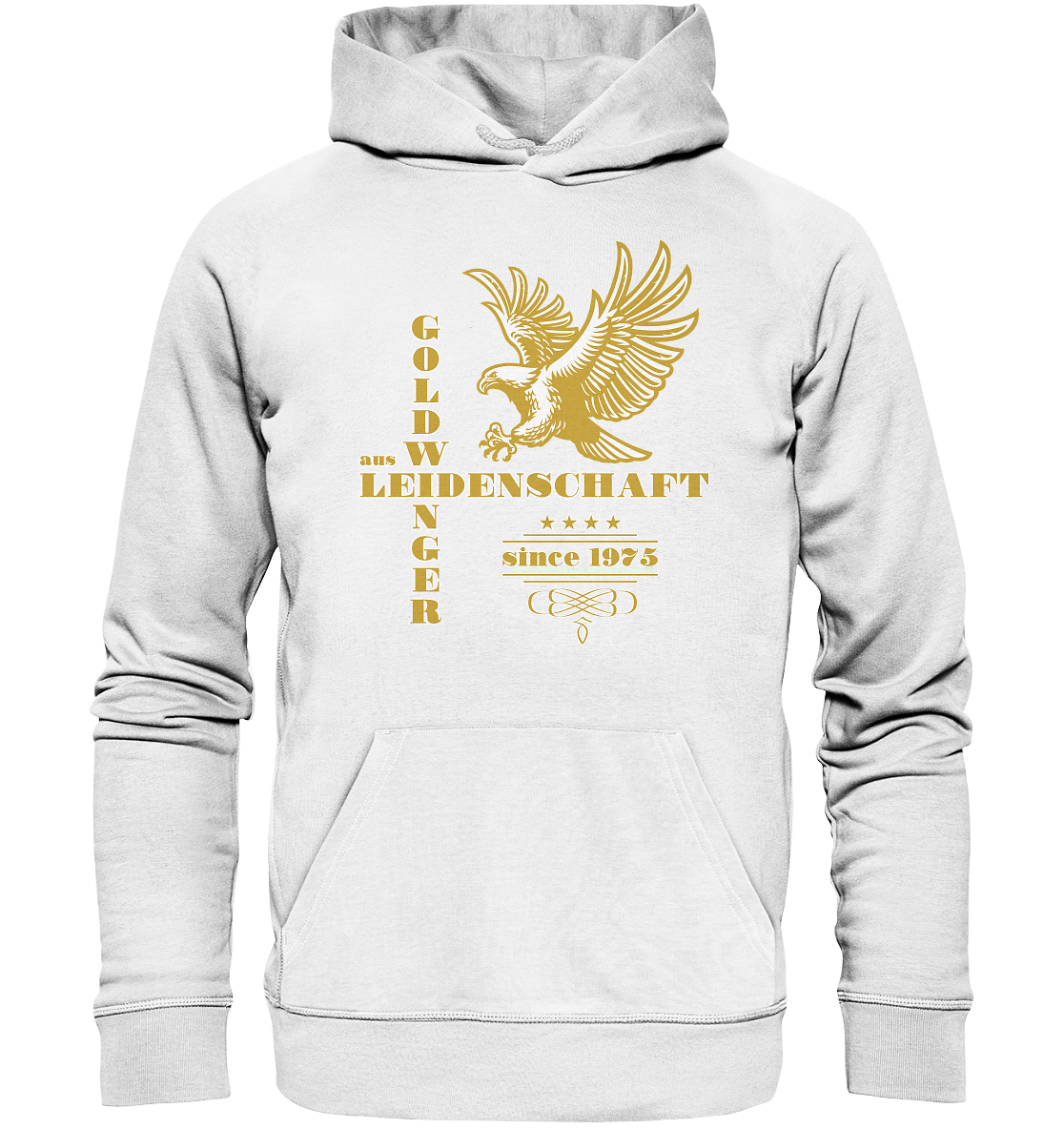 Goldwinger aus Leidenschaft seit 1975 - Organic Hoodie