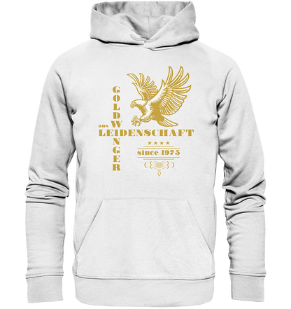 Goldwinger aus Leidenschaft seit 1975 - Organic Hoodie