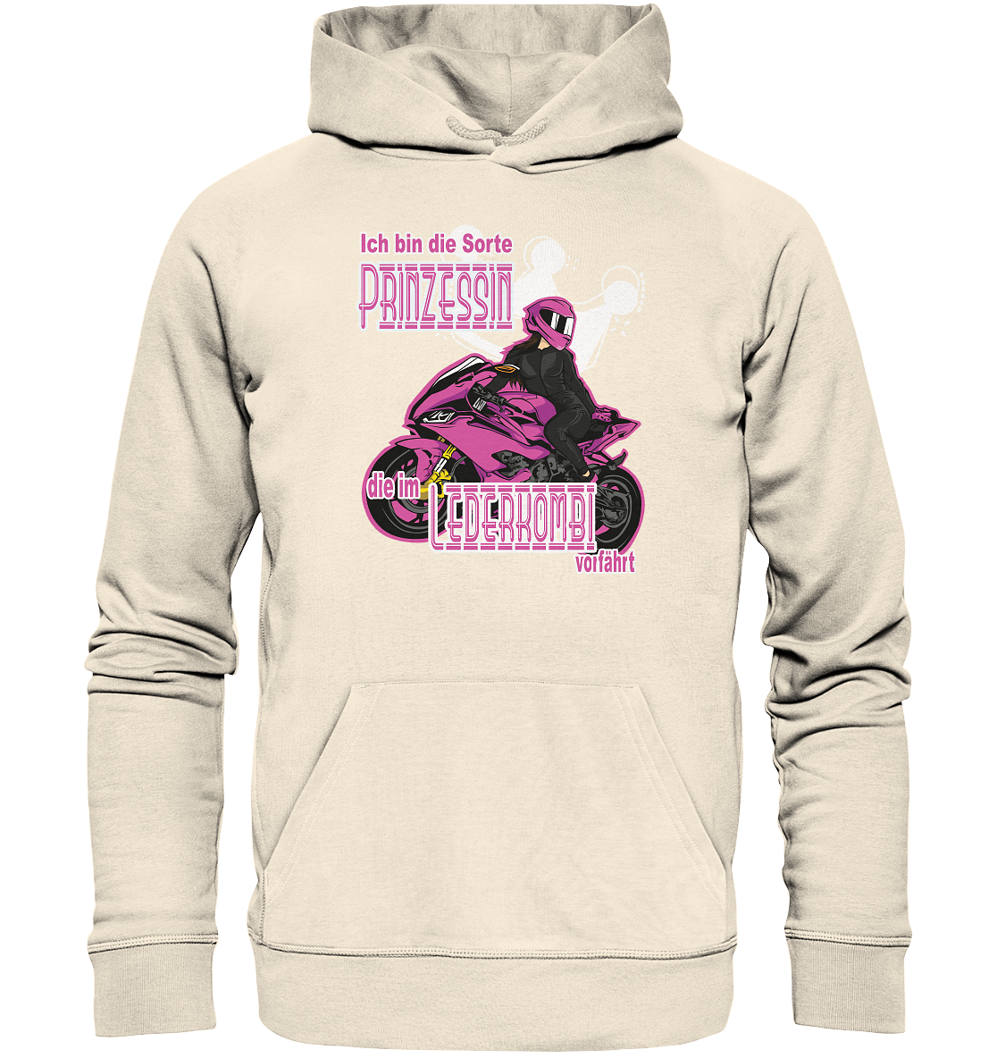 Frauenpower - Prinzessin mit Helm  - Organic Hoodie