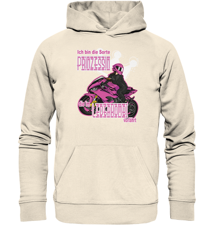 Frauenpower - Prinzessin mit Helm  - Organic Hoodie