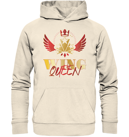 Goldwing - Wing Queen rot/gold - Organic Hoodie