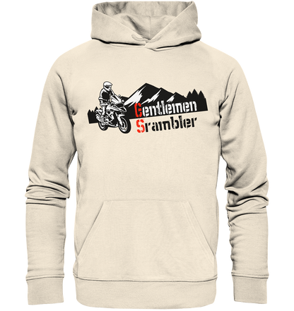 Gentlemen Scrambler - Abenteuer Biker - Organic Hoodie