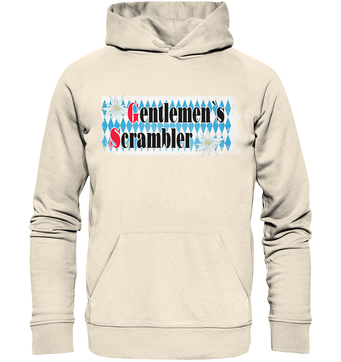 Gentlemen`s Scrambler - GS Adventure Bike - Organic Hoodie