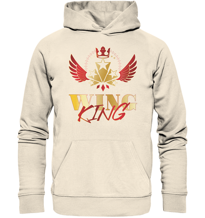 Goldwing - Wing King rot/gold - Organic Hoodie