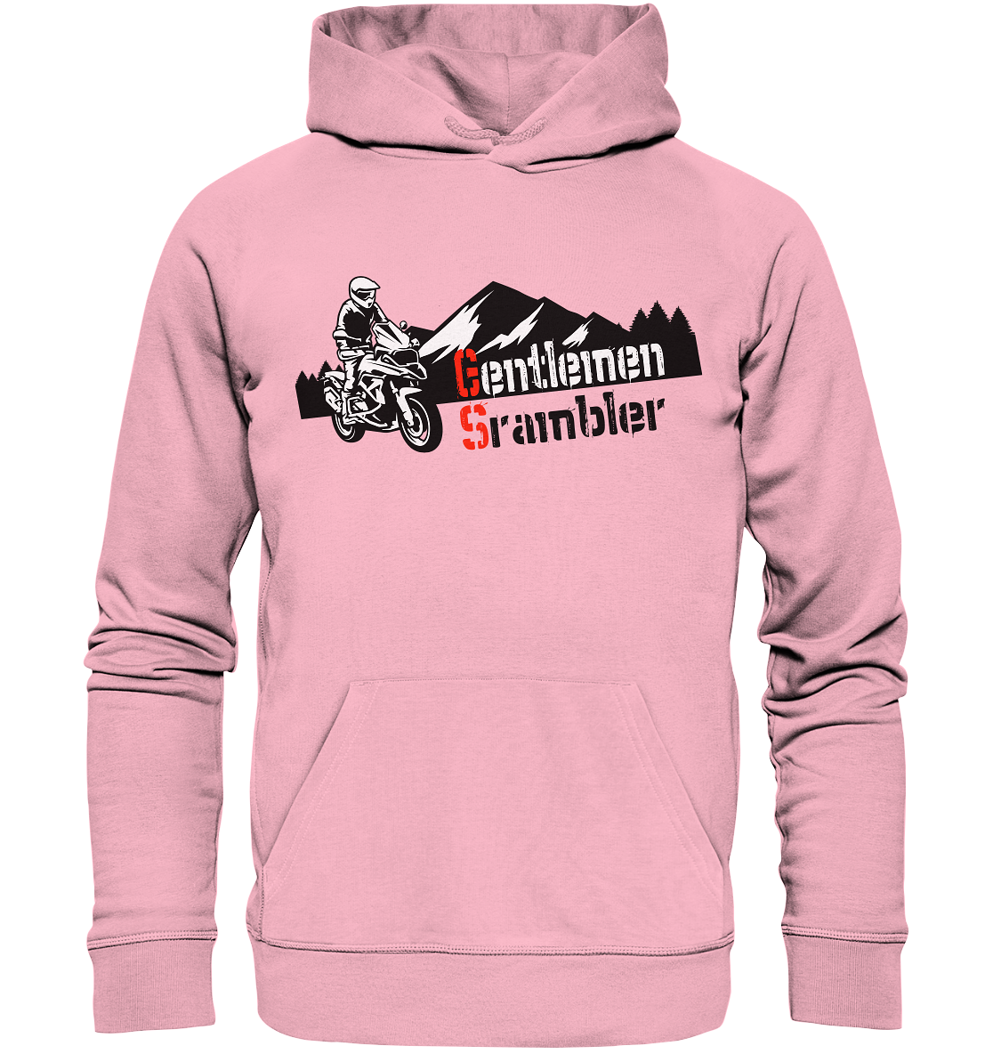 Gentlemen Scrambler - Abenteuer Biker - Organic Hoodie