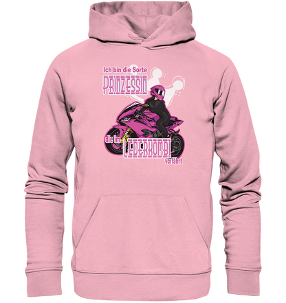 Frauenpower - Prinzessin mit Helm  - Organic Hoodie