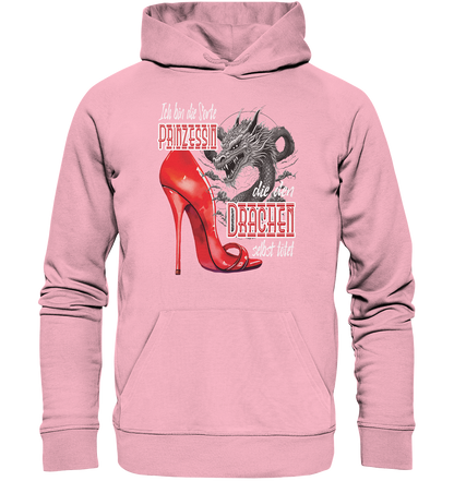Prinzessin - die den Drachen tötet High Heel - Organic Hoodie
