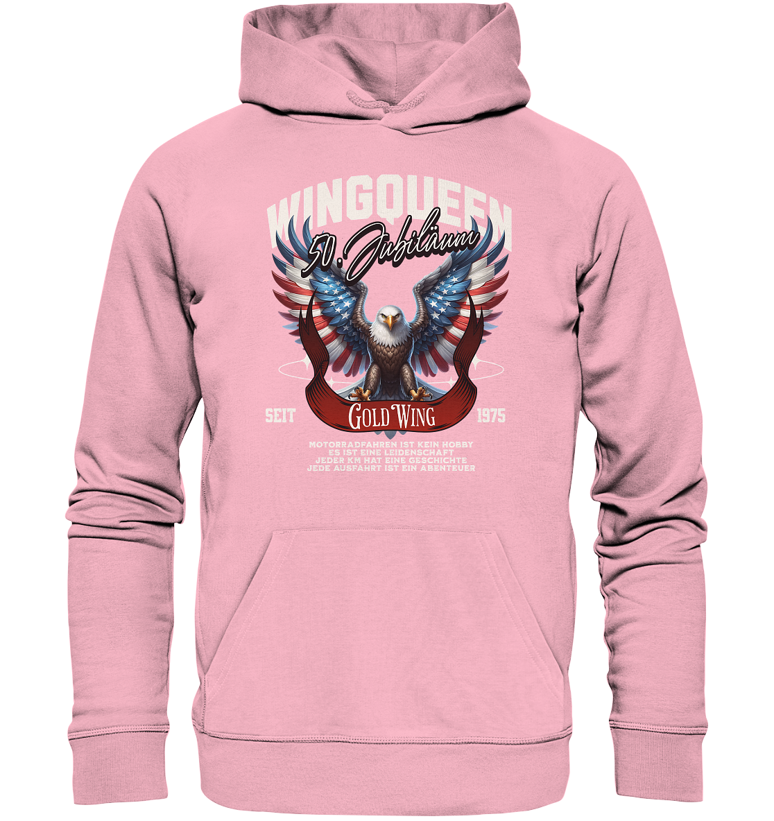 Goldwing Wing Queen 50 Jubiläum 1975 DE - Organic Hoodie