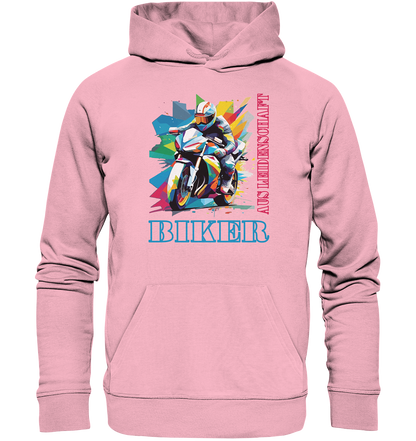 Biker aus Leidenschaft - Abstrakt  - Organic Hoodie