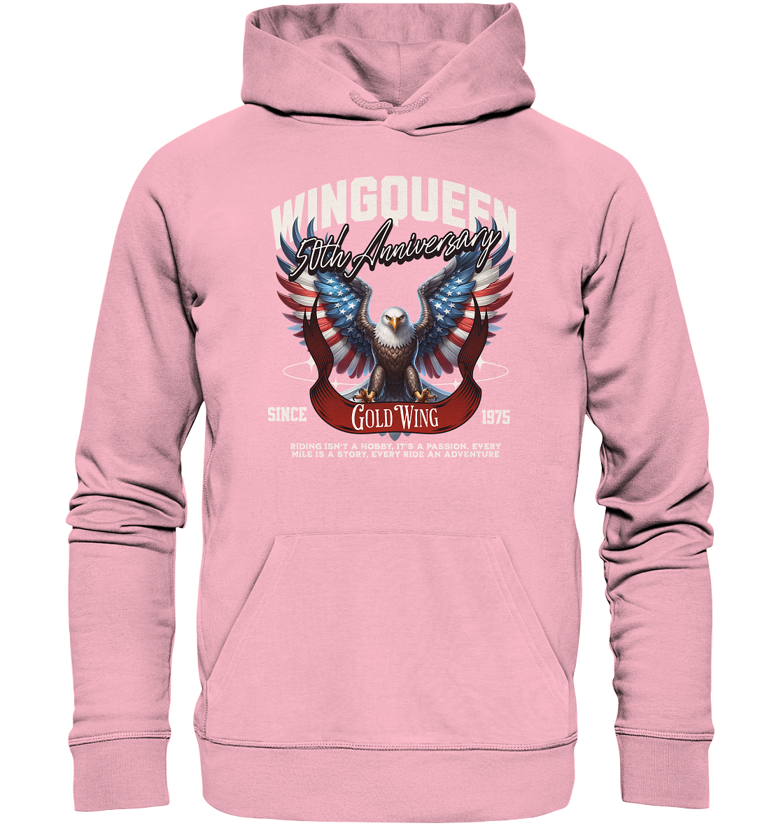 Goldwing Wing Queen 50 Jubiläum 1975 - Organic Hoodie