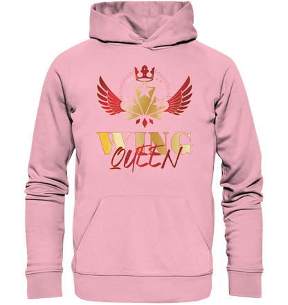 Goldwing - Wing Queen rot/gold - Organic Hoodie