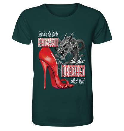 Prinzessin - die den Drachen tötet High Heel - Organic Shirt