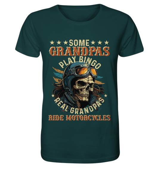 Echte Opas fahren Motorrad - Organic Shirt