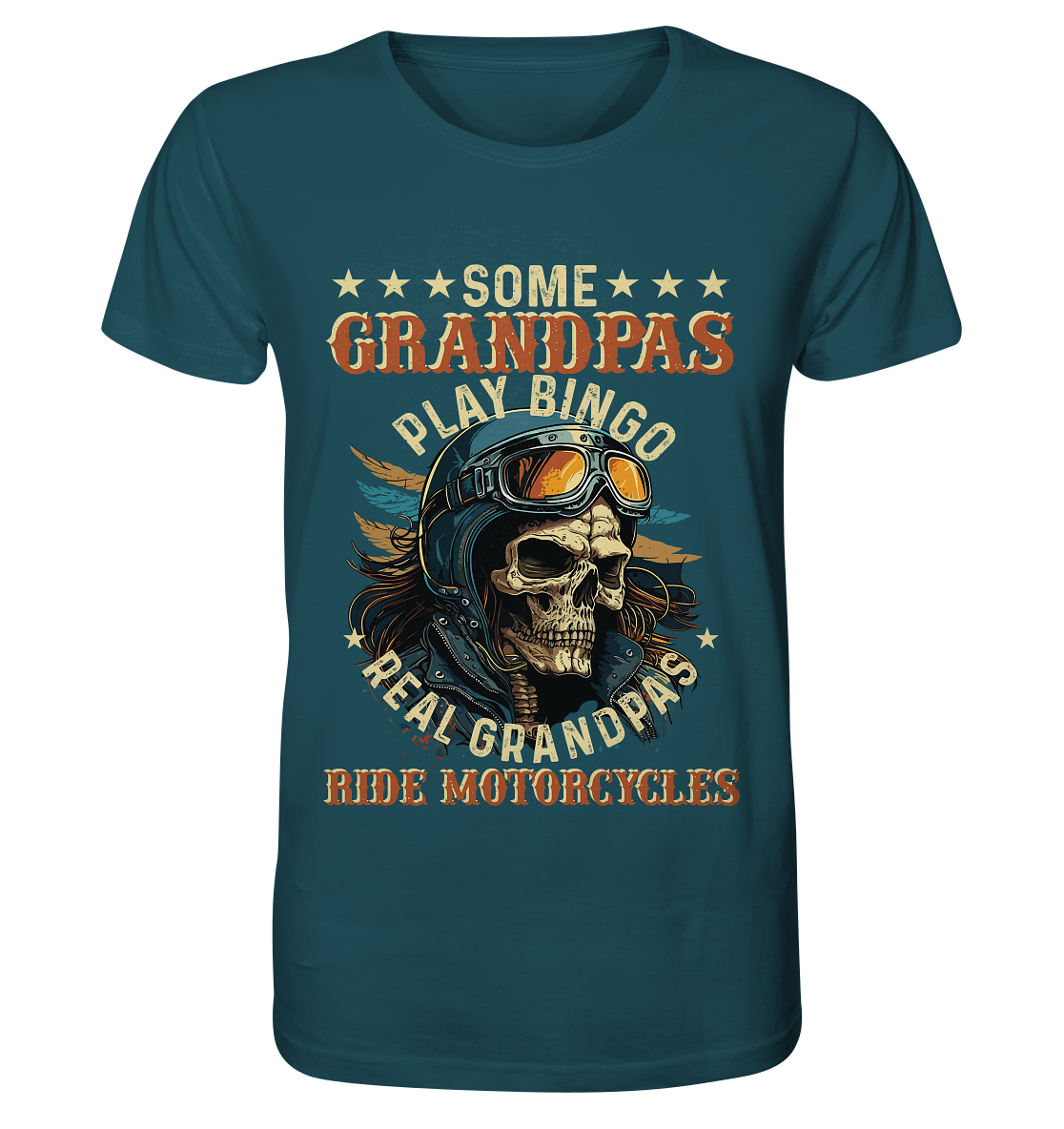 Echte Opas fahren Motorrad - Organic Shirt