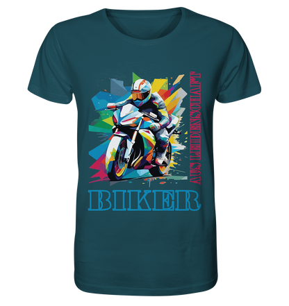 Biker aus Leidenschaft - Abstrakt  - Organic Shirt