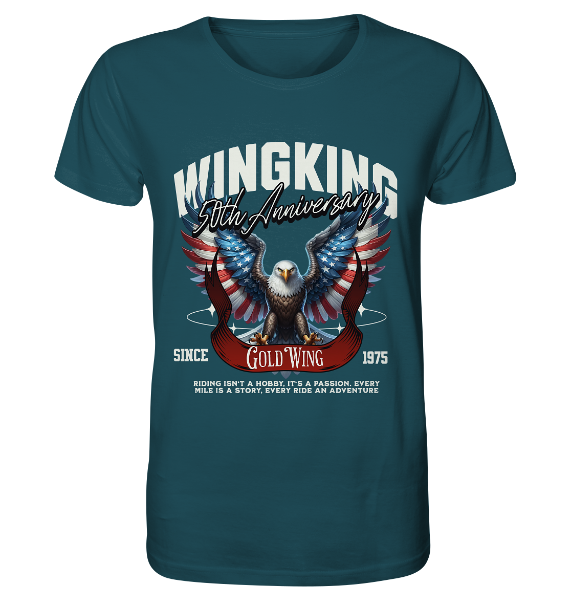 Goldwing Wing King 50 Jubiläum 1975 - Organic Shirt
