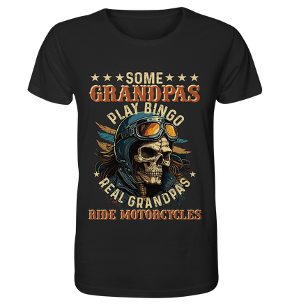 Echte Opas fahren Motorrad - Organic Shirt