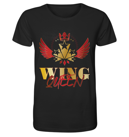 Goldwing - Wing Queen rot/gold - Organic Shirt