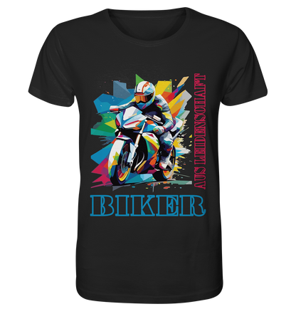 Biker aus Leidenschaft - Abstrakt  - Organic Shirt