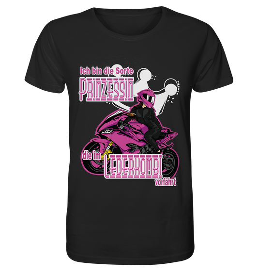 Frauenpower - Prinzessin mit Helm  - Organic Shirt