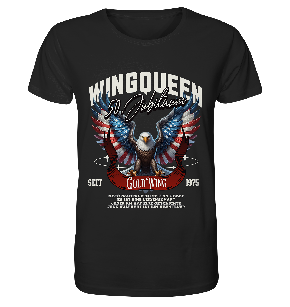 Goldwing Wing Queen 50 Jubiläum 1975 DE - Organic Shirt